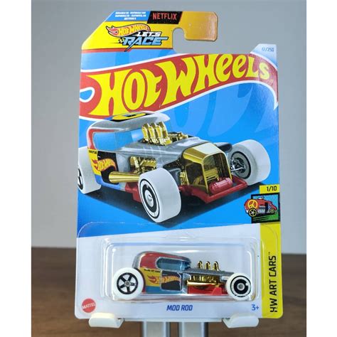 Hot Wheels Mod Rod Netflix Let S Race Grey Hw Art Cars Shopee Malaysia