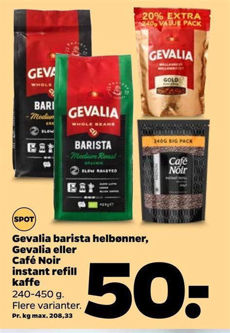 Gevalia Barista Helb Nner Gevalia Eller Caf Noir Instant Refill Kaffe