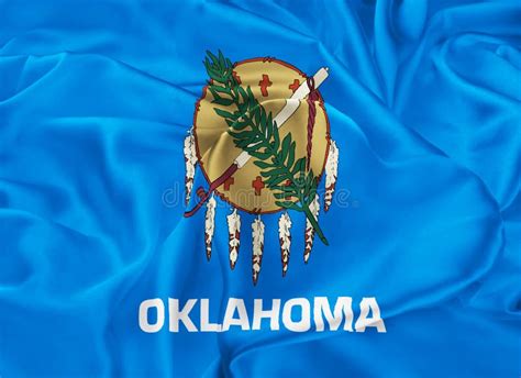 State Flag of Oklahoma stock illustration. Illustration of seal - 108400215