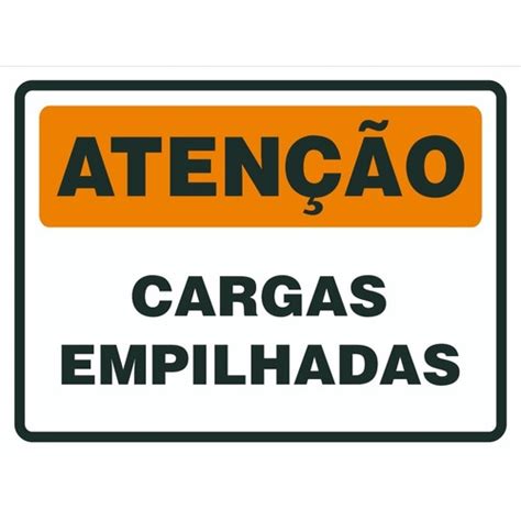 Placa Cargas Empilhadas Empilhadeira Shopee Brasil