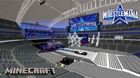 MINECRAFT WWE WRESTLEMANIA 38 STAGE HD YouTube