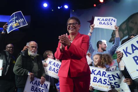 Karen Bass Widens Her Lead In La Mayors Race Politico