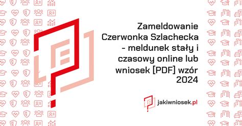 Zameldowanie stałe czasowe Czerwonka Szlachecka online lub wniosek PDF