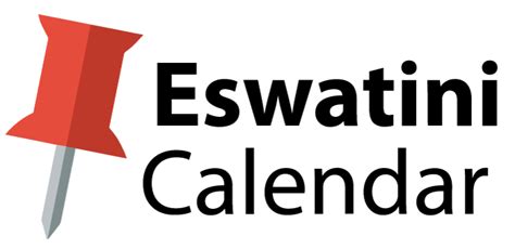 Eswatini Calendar Eswatini Calendar