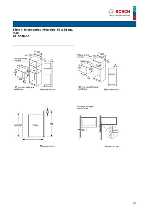 Micro-ondes BOSCH - Concept Achat - BFL553MS0