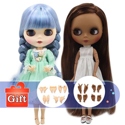 Blythe Doll Nude Normal And Joint Body Fashion Custom Doll Suitable Diy Makeup With Hand