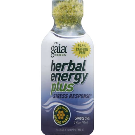 Gaia Herbs Herbal Energy Plus Stress Response Shot 2 Fl Oz Delivery