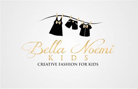 Kids Fashion Logo Design Vive Designs