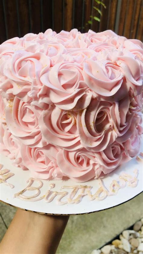 Beautiful Rosette Birthday Cake Artofit