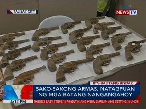 BP Sako Sakong Armas Natagpuan Ng Mga Batang Nangangahoy Sa Talisay