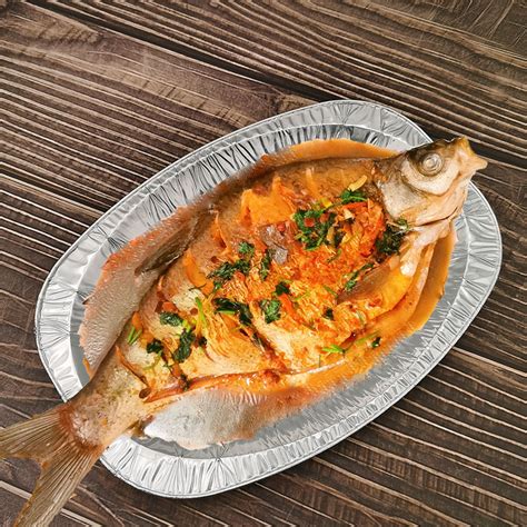 Extra Large Oval Disposable Aluminum Foil Fish Pan From China