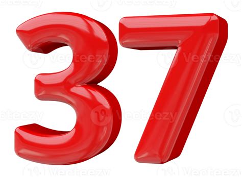 red  number   png