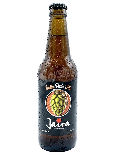 Jaira Cerveza Rubia Artesana IPA De Canarias Botella 33 Cl