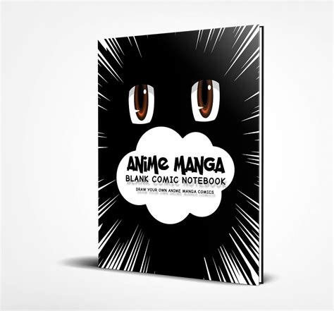 Anime Manga Blank Comic Notebook Anime Brown Eyes Blank Etsy