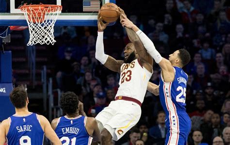 Sixers Ben Simmons Struggles In 1st Matchup With Cavaliers Lebron