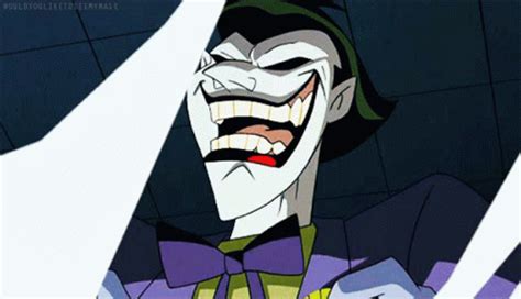 an animated image of the joker with his mouth open