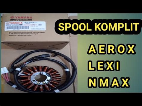 SPOOL KIT ASSY AEROX LEXI N MAX ASLI YAMAHA YouTube