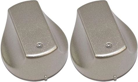 Yourspares Hot Ari Ix Control Switch Knobs For Hotpoint Oven Cooker Hob Inox Pack Of