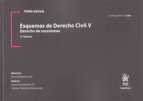 Esquemas De Derecho Civil V Derecho De Sucesiones 9788411304566 A