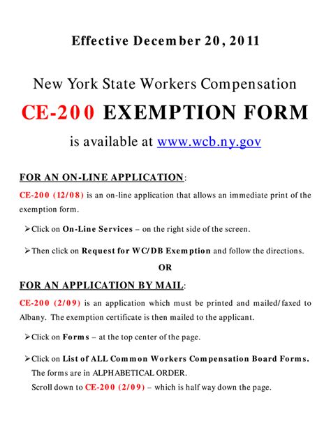 Printable Ce 200 Form