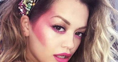 Braless Rita Ora Cups Naked Boobs In Outrageous Flesh Flashing Expos Daily Star