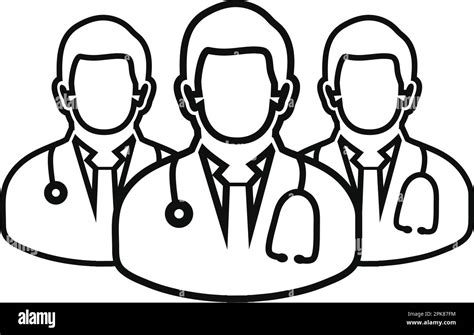 The Medical Team Stock Vector Images Alamy