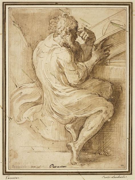 Spencer Alley Study Drawings At The Louvre By Parmigianino