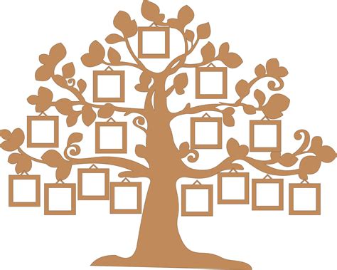 Родословное дерево: 30 шаблонов для заполнения