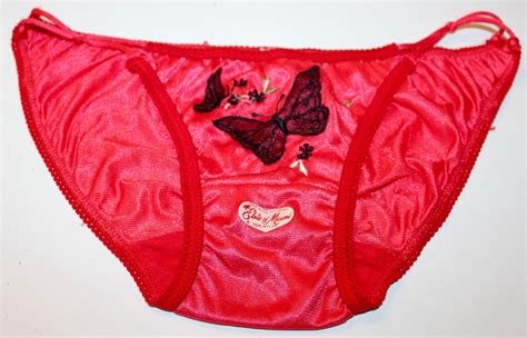 Vintage ELSIE MIAMI String Bikini PANTIES Silky Nylon Gem