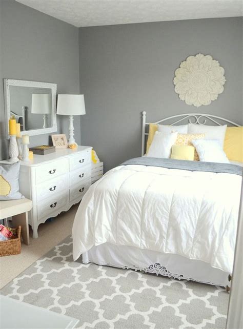 Bedroom Ideas Yellow And Gray