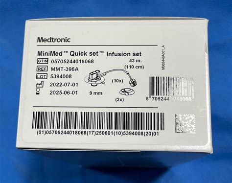 New Medtronic Mmt A Minimed Quick Set Infusion Set Mm X In