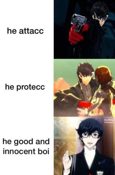 Akira Kurusuren Amamiyajoker Meme Persona 5 Memes Persona 5