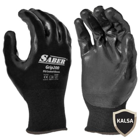 Saber SG200-8 Grip 200 PU Coated Glove - PT. KALSA Triapsara Utama