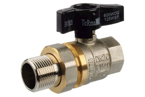 Шаровой кран Terma CB 1/2 бабочка с американка 25691 - выгодная цена ...