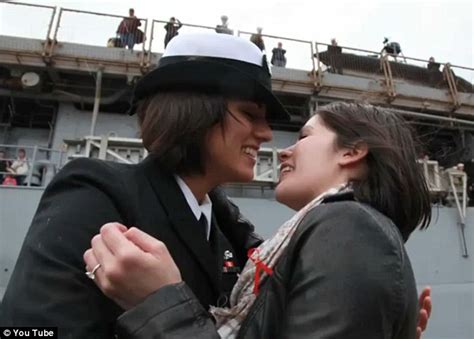 Abomination Lesbian Sailors Kiss In Navy S Traditional Homecoming Embrace Religion Nigeria