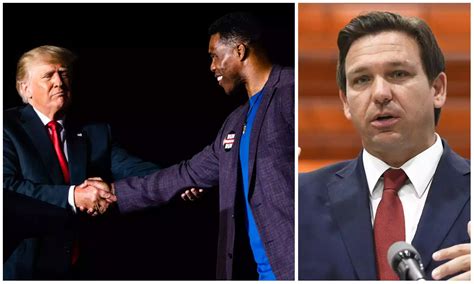 Herschel Walkers Supporters Are Suggesting Ron Desantis Would Be