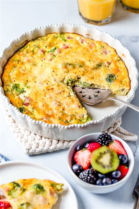 Crustless Ham And Cheese Quiche Skinnytaste Bloglovin