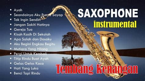 Instrumen Saxophone Tembang Kenangan YouTube