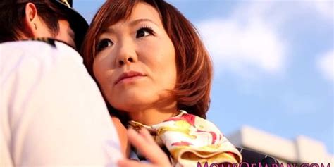 ERITO CFNM Japanese Milf Flight Attendant Drilled In Tight Ass Tnaflix