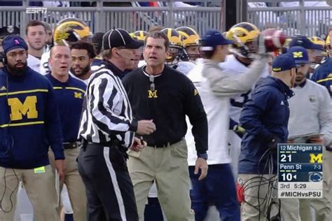 Jim Harbaugh Is Getting Angrier And Nakeder By The Second