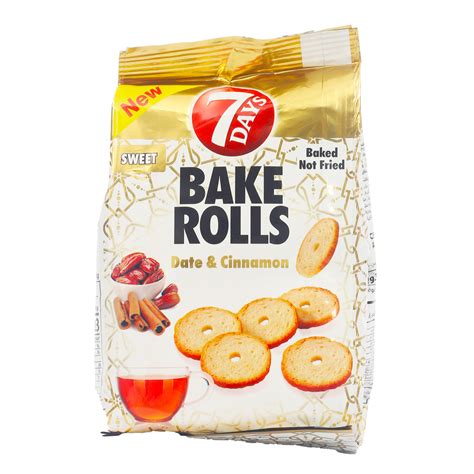 7 Days Bake Rolls Date And Cinnamon 60 G Online At Best Price Brought In Rolls Lulu Qatar