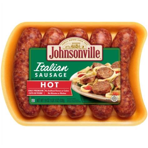 Johnsonville Hot Italian Sausage Links OZ Kroger