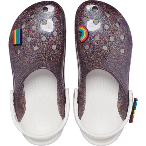 Crocs™ Classic Translucent Glitter Clog White Nordicoutdoor Crocs