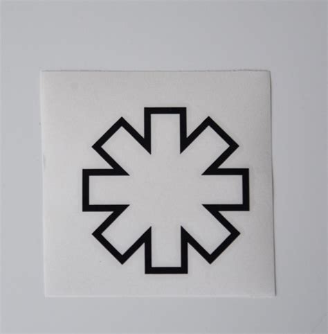 Red Hot Chili Peppers Decal Logo Sticker Etsy