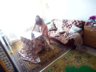 Stroking The Curtains With A Hot Iron MyNakedStepmother Pornhub