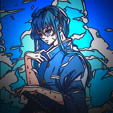 Muichirou Tokitoui Icon Kimetsu No Yaiba Arte