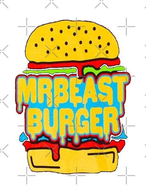 Mrbeast Burger Logo Art Print By Ayoubayoub Redbubble