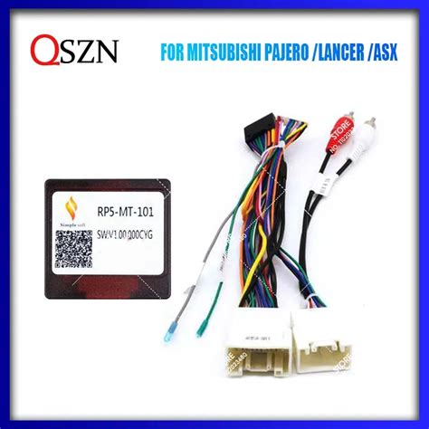 QSZN Wiring Harness Canbus Box Decoder For MITSUBISHI PAJERO LANCER