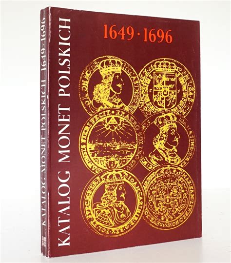 Kamiński Cz KATALOG MONET POLSKICH 1649 1696 stan bardzo dobry