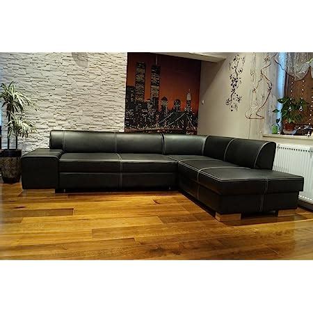 Quattro Meble Schwarz Echtleder Ecksofa Antalya II 4z 270 X 200cm Sofa